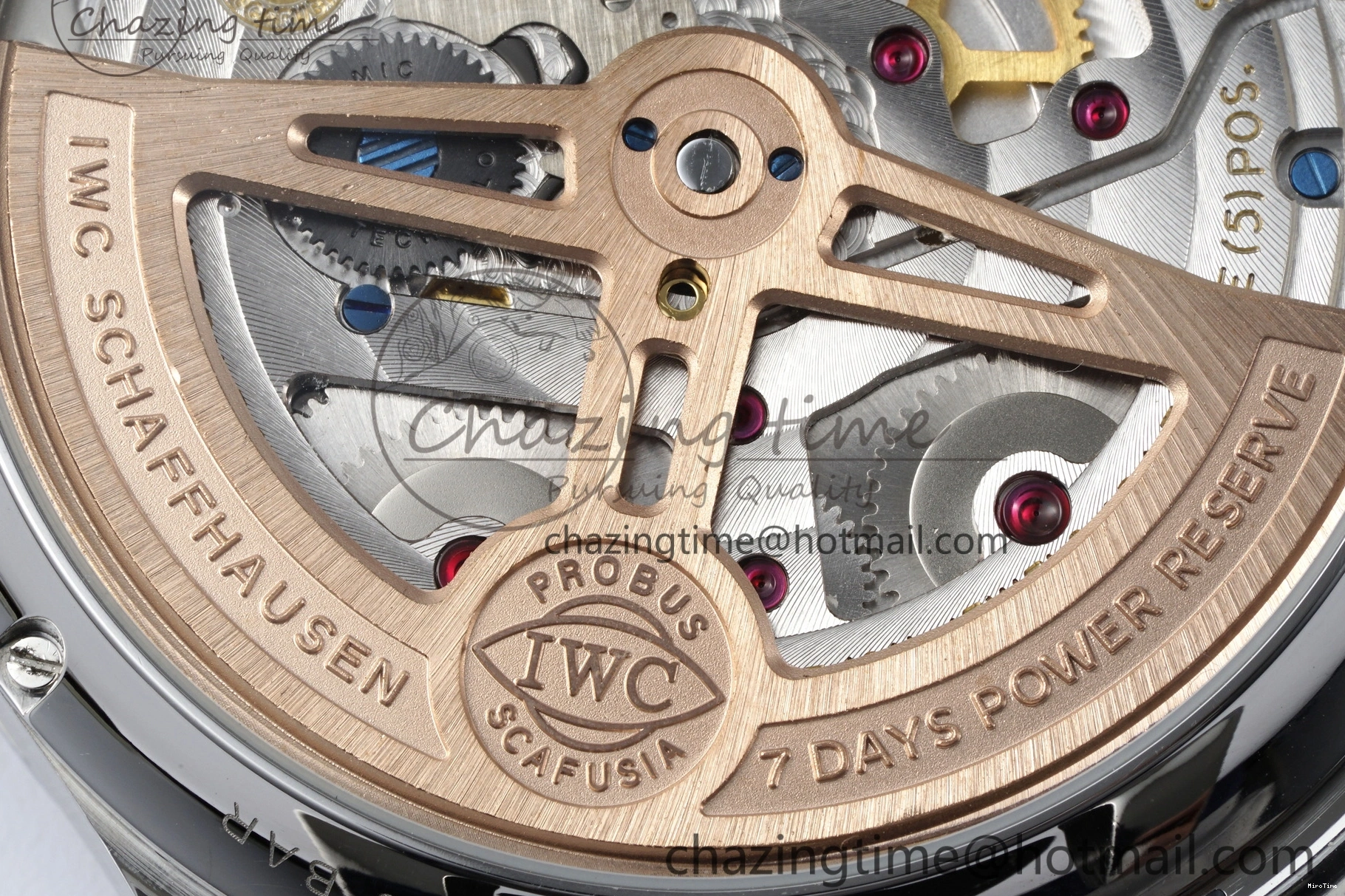 MIROTIME 0323 Bold Portugieser Perpetual Calendar SS 5033 APSF 1:1 Best Edition Blue Dial on Black Leather Strap A52610 Clone 7041